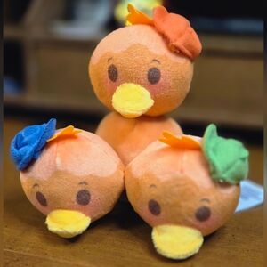 Disney Parks Munchlings Huey Dewey & Louie Puff Pastry Trio Plush Donald Duck